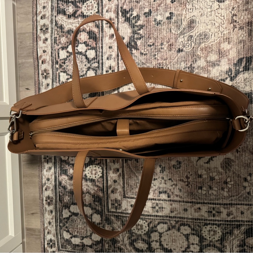 Calpak Haven 16" Laptop Tote Bag - Toffee - Picture 11 of 11